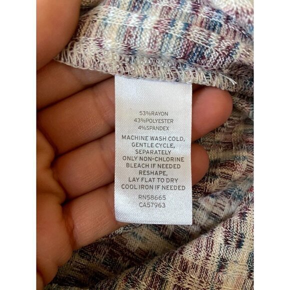 BP Bnwot Women "Space-Dye" Flare Pants Plus New - Picture 4 of 6